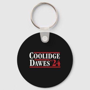 Chaveiro Presidente Calvin Coolidge 1924 - Retro 4 De Julho