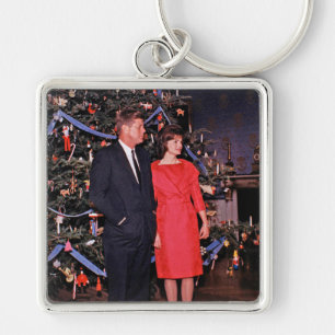 Chaveiro Presidente de Natal John & Jacqueline Kennedy
