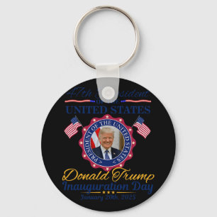 Chaveiro Presidente Donald Trump Inauguração Dia 2025
