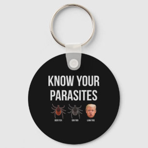 Chaveiro Presidente Engraçado Donald Trump Parasite Lunatic