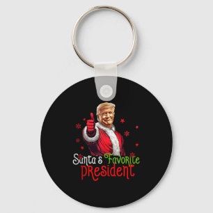 Chaveiro Presidente Favorito do Papai Noel Engraçado Papai