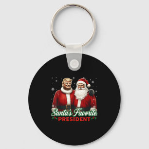Chaveiro Presidente Favorito do Papai Noel Natal Fofo Trump