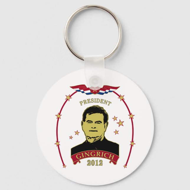 Chaveiro Presidente Gingrich 2012 (Frente)