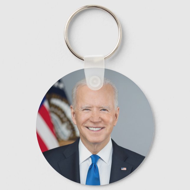 Chaveiro Presidente Joe Biden - Retrato Oficial 2021 (Frente)