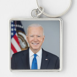 Chaveiro Presidente Joe Biden White House Retrato