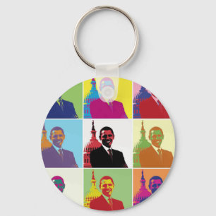 Chaveiro Presidente Obama Pop Art