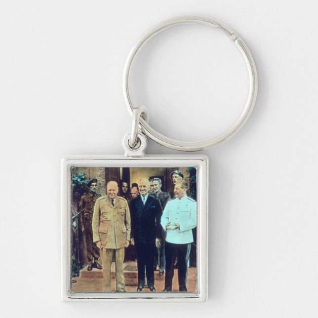 Chaveiro Presidente Truman e Josef Stalin (Frente)