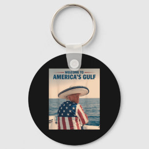 Chaveiro Presidente Trump Americas Golfo México Sombrero Am