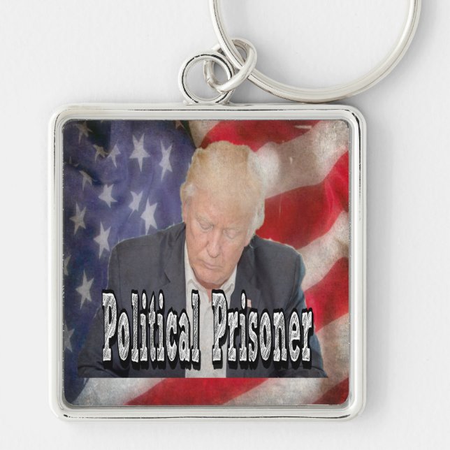 Chaveiro Preso Político Trump (Frente)