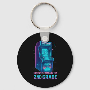 Chaveiro Pressione Iniciar 2ª Série Gamer Kids Level Up Div