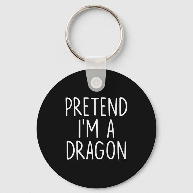 Chaveiro Pretend I'm A Dragon Halloween Couples Costume Mat (Frente)
