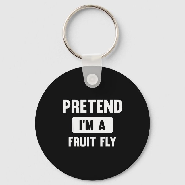 Chaveiro Pretend I'm A Fruit Fly Funny Halloween Costume  (Frente)
