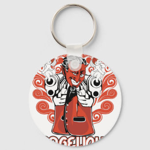 Chaveiro preto angeliano