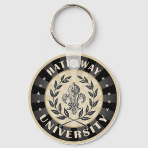 Chaveiro Preto de Hathaway da universidade