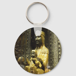 chaveiro preto de montserrat do madonna