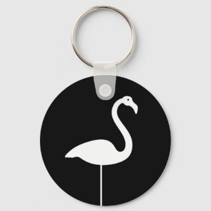 Chaveiro preto do flamingo