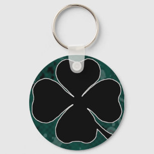 Chaveiro preto do trevo