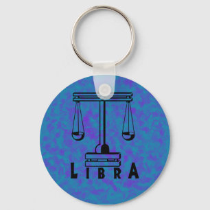 Chaveiro preto e branco do Libra