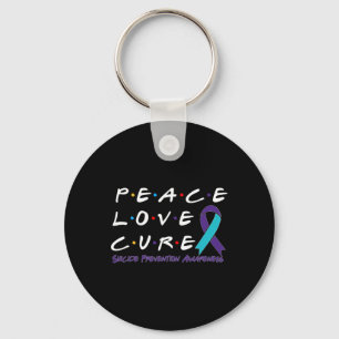 Chaveiro Prevenção ao suicídio Sensibilização Paz Cura do A
