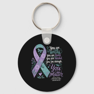 Chaveiro Prevenção Suicida Sensibilização Apoio Positivo