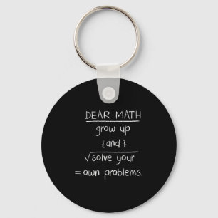 Chaveiro Prezada citação Engraçada Matemática