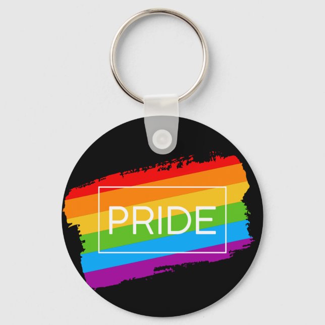 Chaveiro Pride BrushAVC Rainbow (Frente)