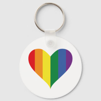 Chaveiro Pride Rainbow Heart Key
