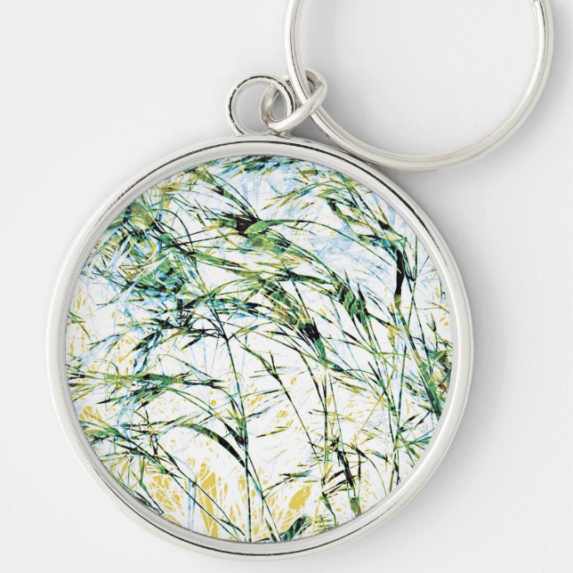 Chaveiro Primavera de verão de flores de broto design (Frente)