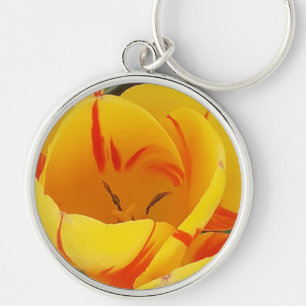 Chaveiro Primavera Yellow Tulips Key Ring