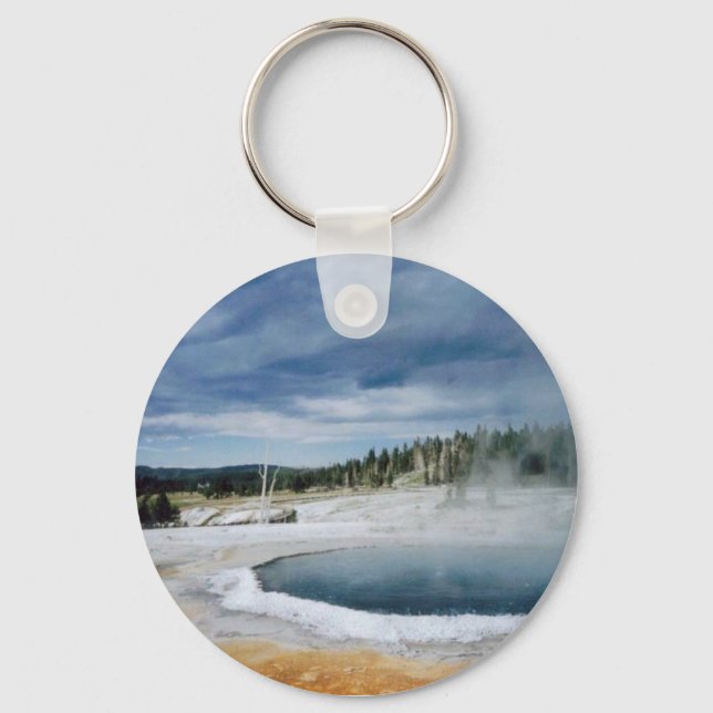 Chaveiro Primaveras Quentes-Yellowstone (Frente)