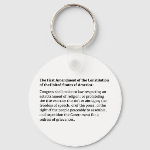 Chaveiro Primeira Alteração da Constituição