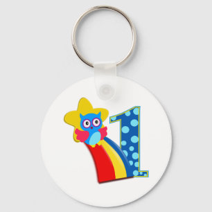 Chaveiro Primeira Coruja de Aniversário