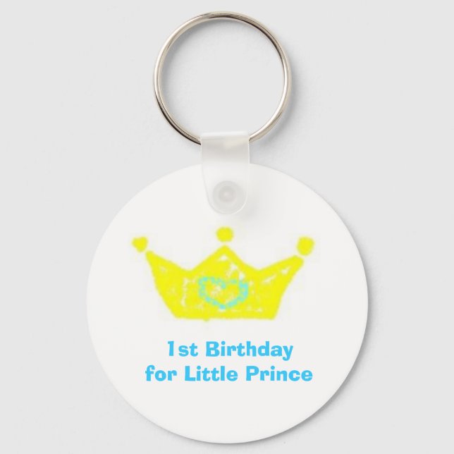 Chaveiro primeiro aniversario para Little Prince Key Chain (Frente)