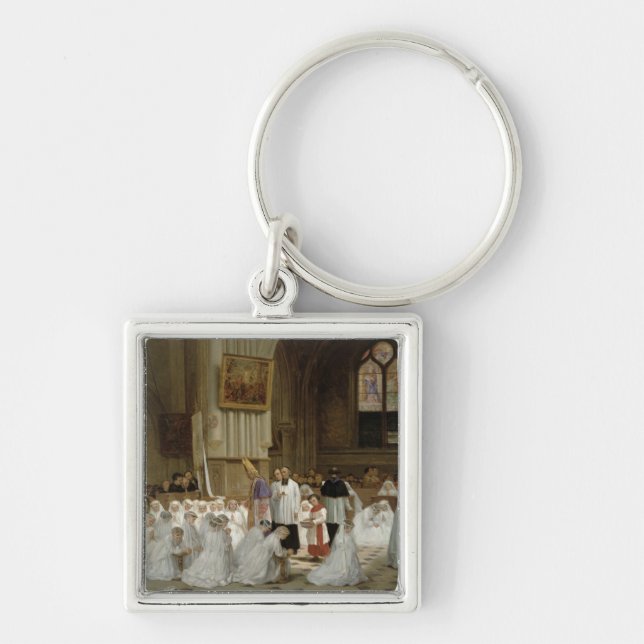 Chaveiro Primeiro comunhão, 1867 (Frente)