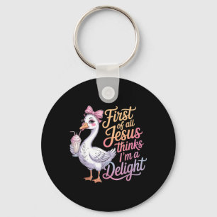 Chaveiro Primeiro De Jesus Acha Um Delícia Funny Goose Meme