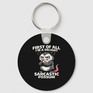 Chaveiro Primeiro de tudo, sou uma deliciosa camiseta sarcá