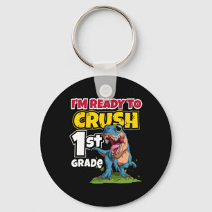 Chaveiro Primeiro dia de escola estou pronto para esmagar 1
