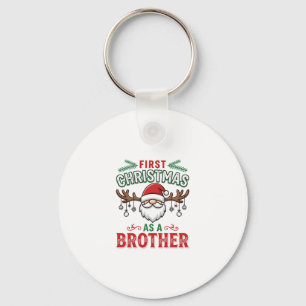 Chaveiro Primeiro Natal como um Irmão Santa Gnome
