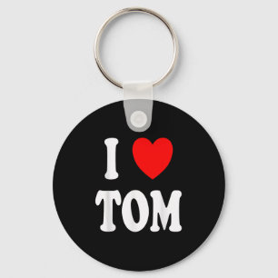 Chaveiro Primeiro Nome Tom Eu Amo Tom