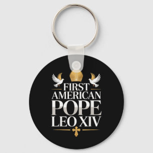 Chaveiro Primeiro Papa Americano Leo Xiv Religiosos Católic