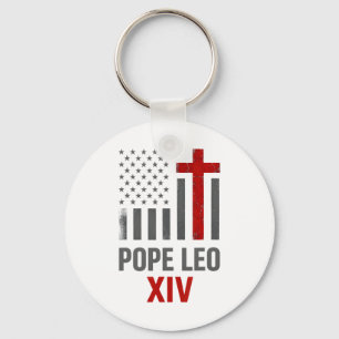 Chaveiro Primeiro Papa Americano Leo Xiv Religiosos Católic
