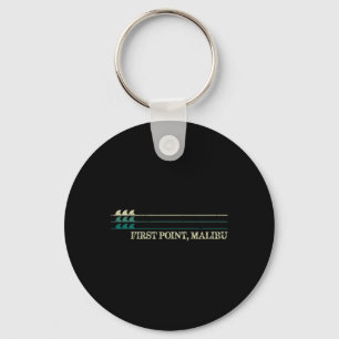Chaveiro Primeiro Ponto Malibu Break Surfing Retro Onda