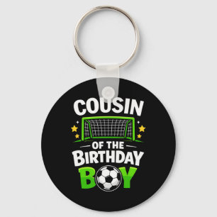 Chaveiro Primo do menino do futebol de aniversário Ll