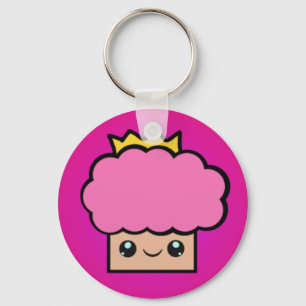 Chaveiro Princesa Cupcake de Kawaii