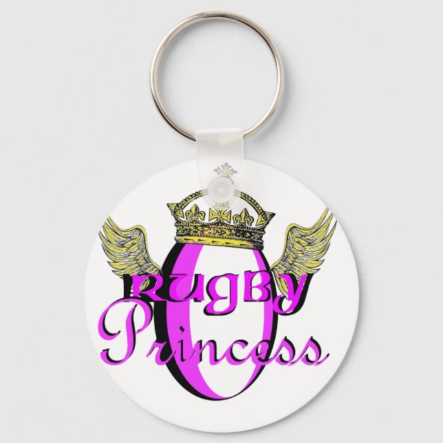 Chaveiro princesa de rugby (Frente)