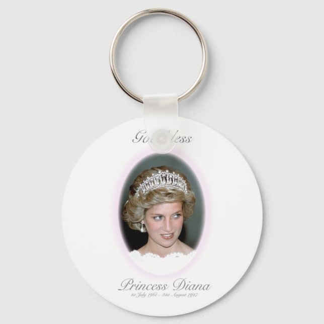 Chaveiro Princesa deus abençoe Diana (Frente)