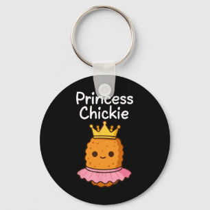 Chaveiro Princesa Frango Nugget Linda Franguinha Meme Kawai