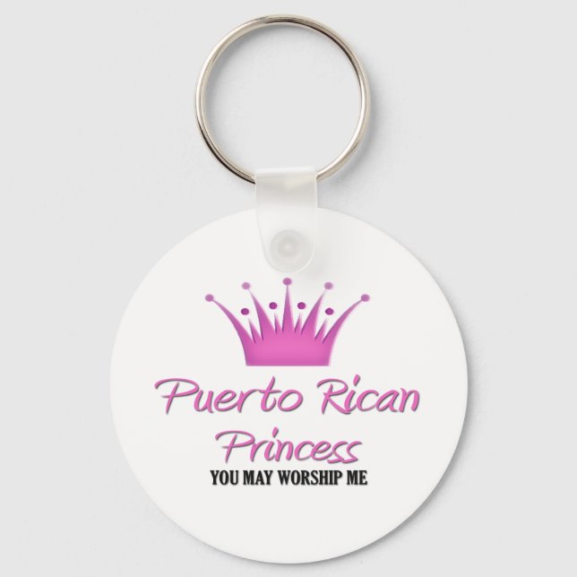Chaveiro Princesa porto-riquenha (Frente)