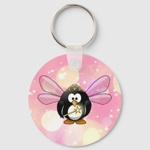 Chaveiro Princesa Rosa, Pinguim Fada