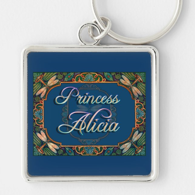 Chaveiro Princess Alicia (Frente)